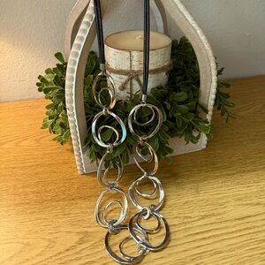 Brighton Silver Circle Link Necklace